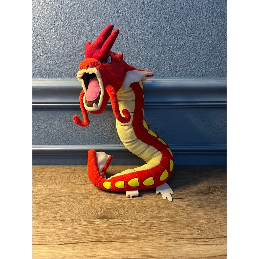 Pokemon Center Gyarados‎ Plush Red Yellow Dragon Stuffed Toy 2016